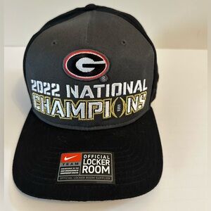 Nike Gray and Black UGA 2022 National Champions Cap